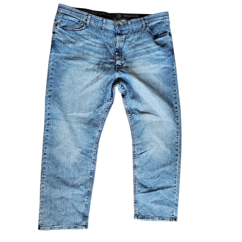 Wrangler Authentic Jeans 46x30 Big‎ Men Stout Straight Leg